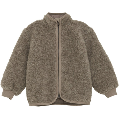 Huttelihut Camel Melange Jacket Wool Teddy W. Lining