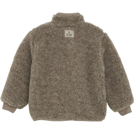 Huttelihut Camel Melange Jacket Wool Teddy W. Lining