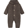 Huttelihut Brown Melange Pram Suit Pixie Wool Fleece