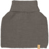 Huttelihut Brown Melange Neck Warmer Wool Knit