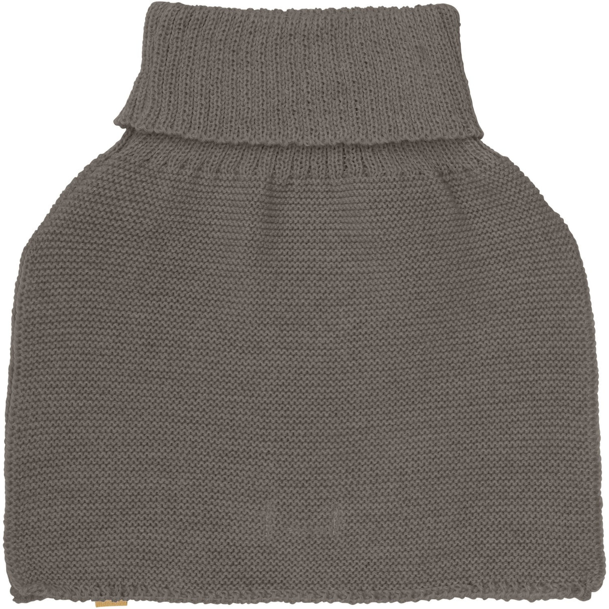 Huttelihut Brown Melange Neck Warmer Wool Knit