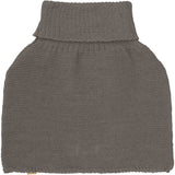 Huttelihut Brown Melange Neck Warmer Wool Knit