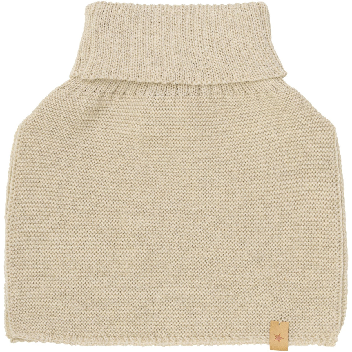 Huttelihut Sand Melange Neck Warmer Wool Knit