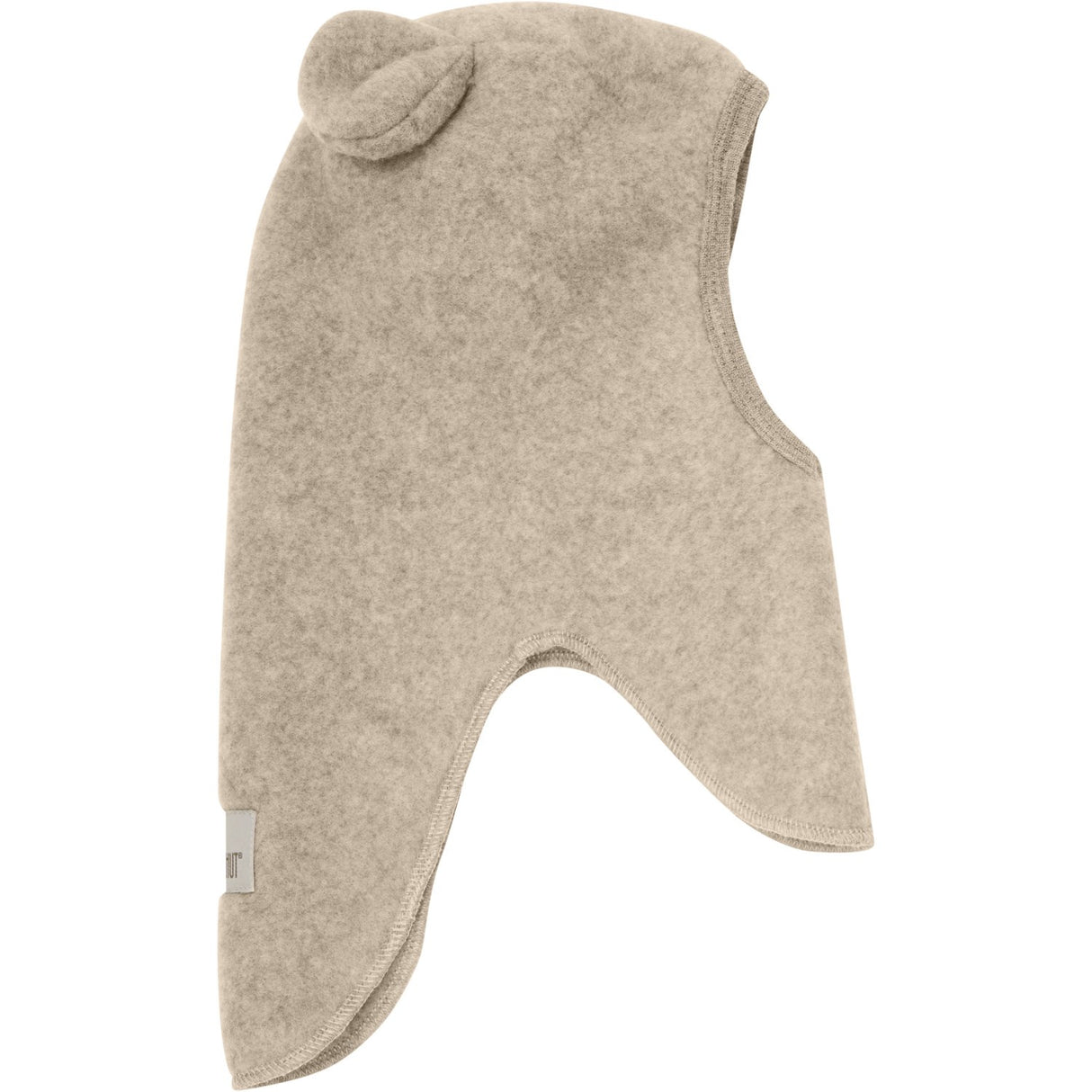 Huttelihut Camel Melange Balaclava Ears Wool Fleece