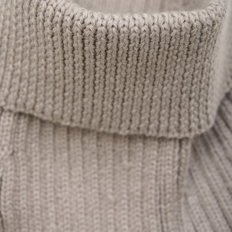 Huttelihut Camel Melange Neck Warmer Wool Knit