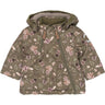 Mikk-Line Burnt Olive Polyester Baby Jacket AOP