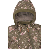 Mikk-Line Burnt Olive Polyester Baby Jacket AOP