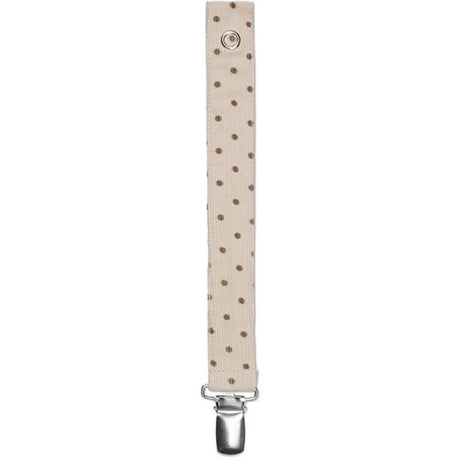 Lalaby BrownDot PACIFIER CLIP