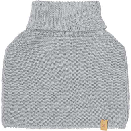 Huttelihut Medium Grey Melange Neckwarmer Wool Knit