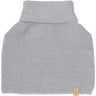 Huttelihut Medium Grey Melange Neckwarmer Wool Knit