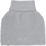 Huttelihut Medium Grey Melange Neckwarmer Wool Knit