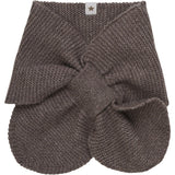 Huttelihut Brown Melange Neckwarmer Wool Knit