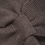 Huttelihut Brown Melange Neckwarmer Wool Knit