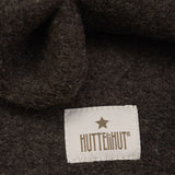 Huttelihut Dark Brown Melange Balaclava Ears Wool
