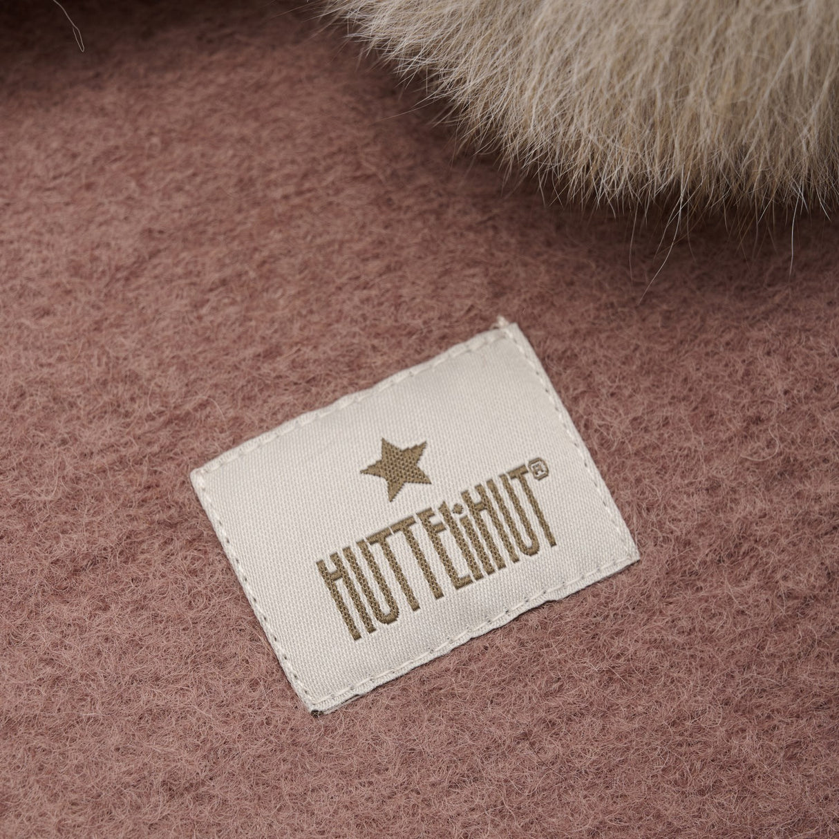 Huttelihut Burlwood Balaclava Wool Alpaca Pompoms