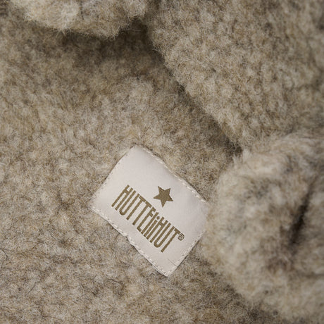 Huttelihut Camel Melange Balaclava Ears Wool Teddy