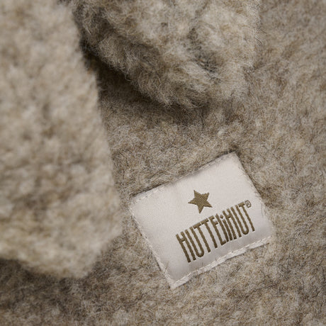 Huttelihut Camel Melange Balaclava Ears Wool Teddy