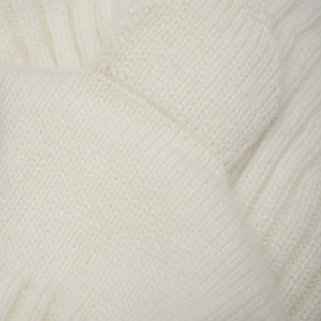 Huttelihut Off-White Balaclava Ears Wool Knit
