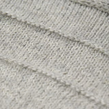 Huttelihut Medium Grey Melange Bonnet Ears Alpaca Wool Knit