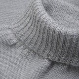 Huttelihut Medium Grey Melange Neckwarmer Wool Knit