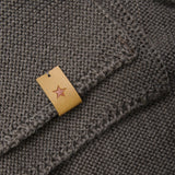 Huttelihut Brown Melange Neck Warmer Wool Knit