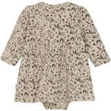 Minymo Smoke Gray Dress LS AOP Sweat