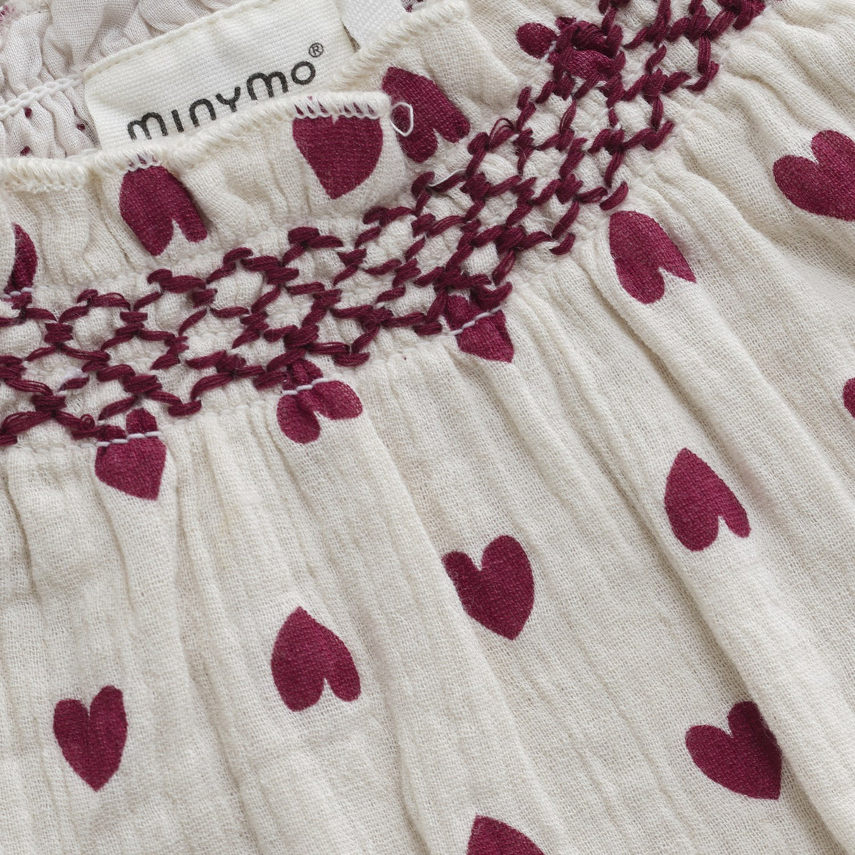 Minymo Eggnog Blouse LS AOP