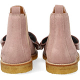 Angulus Faded Rose/Rose Elastic Chelsea Boot with Bow