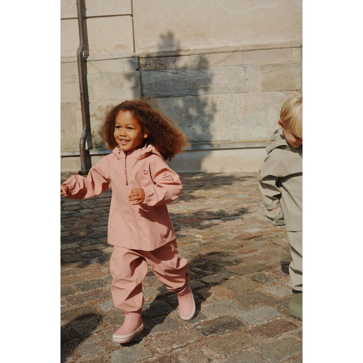 Konges Sløjd Cameo Brown Plainy Rain Set