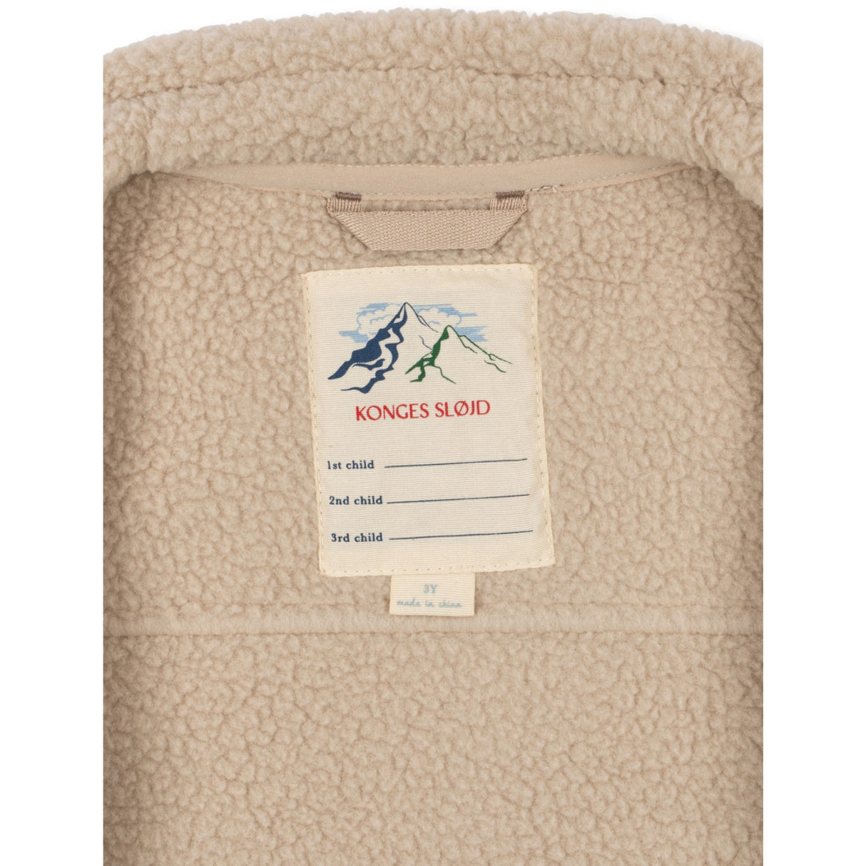 Konges Sløjd Oxford Tan Flynn Fleece Jacket Grs