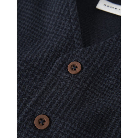 Name It Navy Blazer Check Nbmrobino Waistcoat
