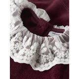 Name It Burgundy Nbfroxy Ls Vel Dress