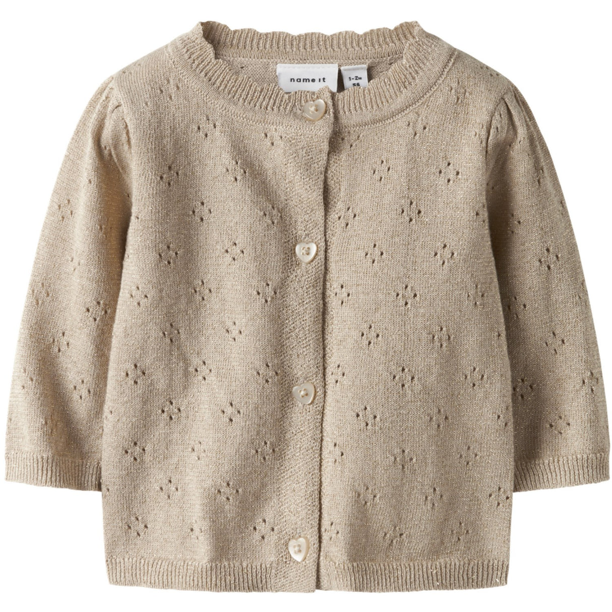 Name It Cement Nbfrolia Ls Knit Card