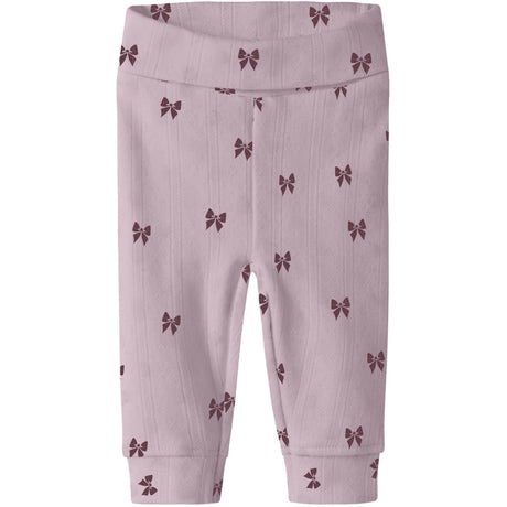 Name It Keepsake Lilac Nbfribbea Leggings