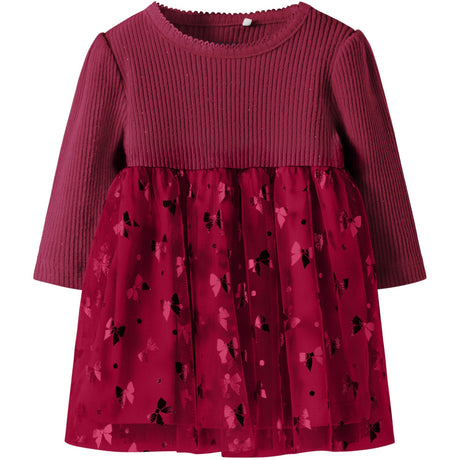 Name It Jester Red Nbfrosally Ls Dress