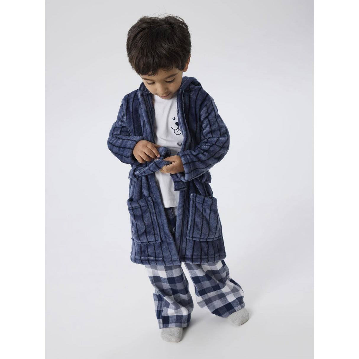 Name It Flint Stone Nmmracer Morning Robe