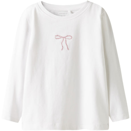 Name It Bright White Nmfrosita Ls Top Box