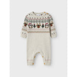 Name It Peyote Melange Nbnralko Ls Knit Suit