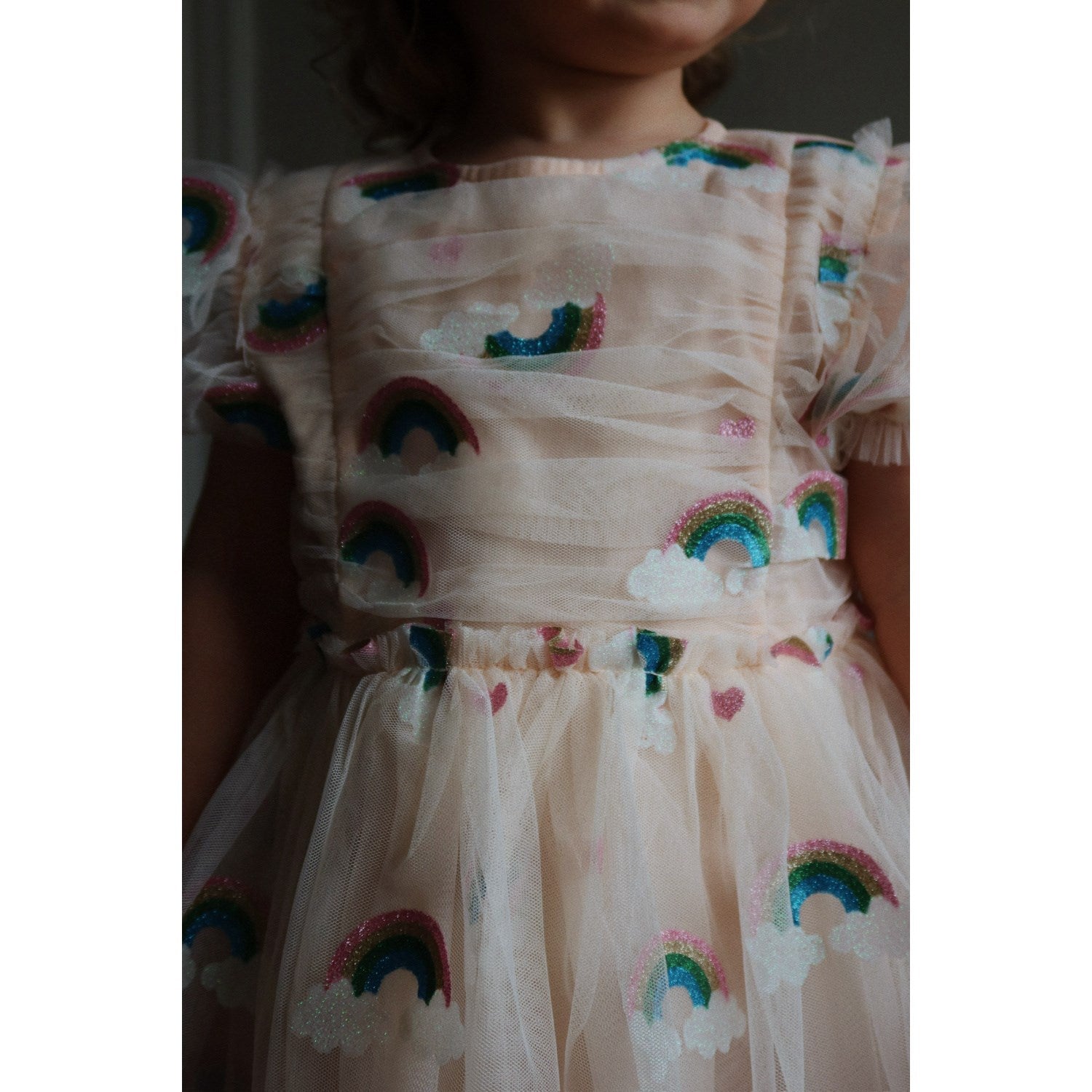 Buy Konges Sløjd Rainbow Glitter Tullie Dress | Luksusbaby