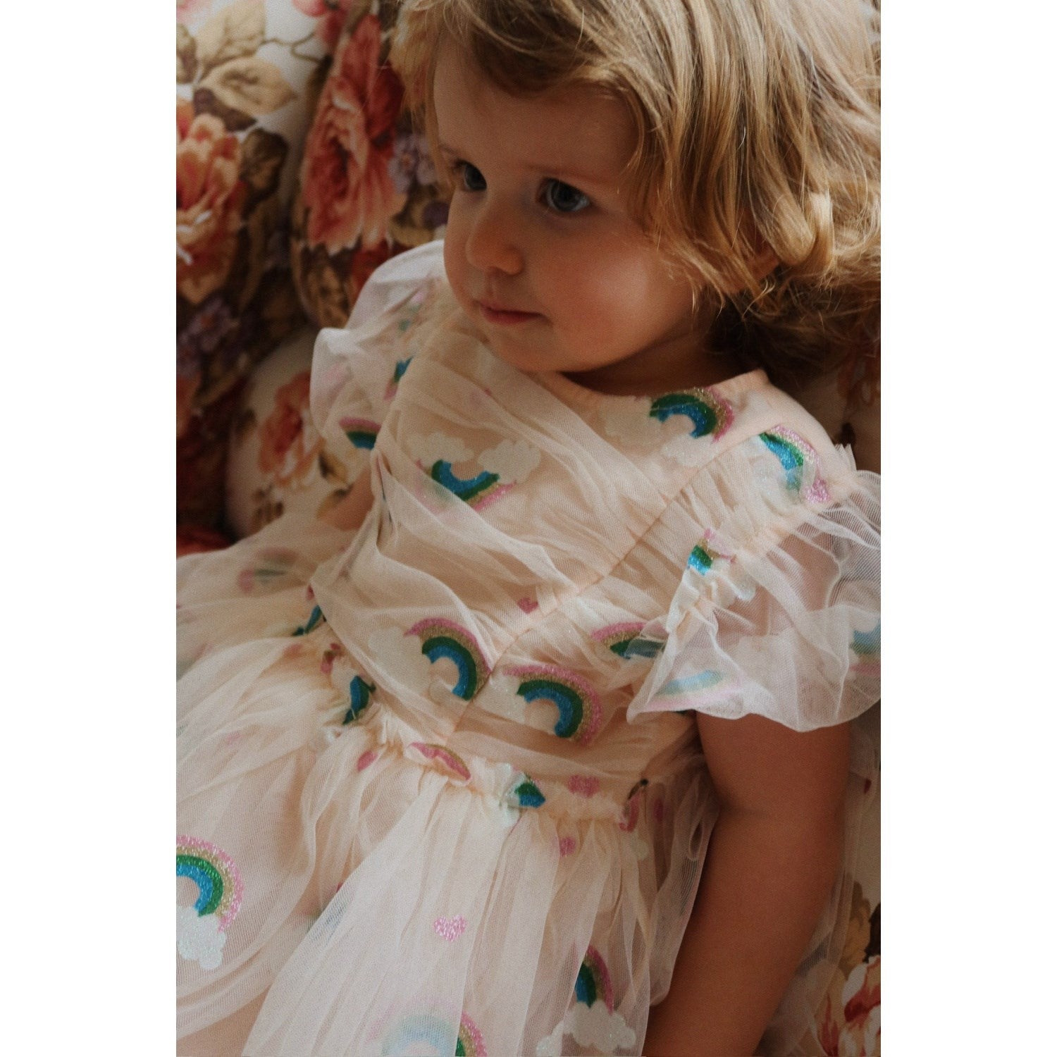 Buy Konges Sløjd Rainbow Glitter Tullie Dress | Luksusbaby