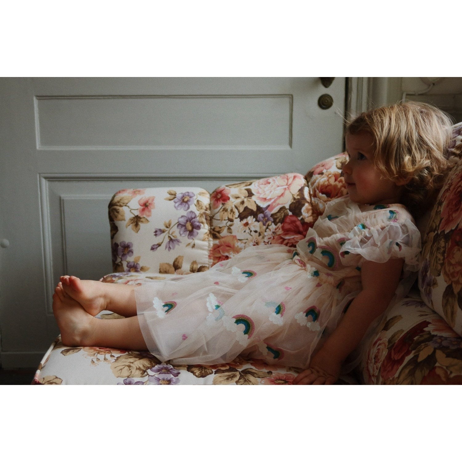 Buy Konges Sløjd Rainbow Glitter Tullie Dress | Luksusbaby