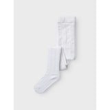 Name It Bright White Rose Tights