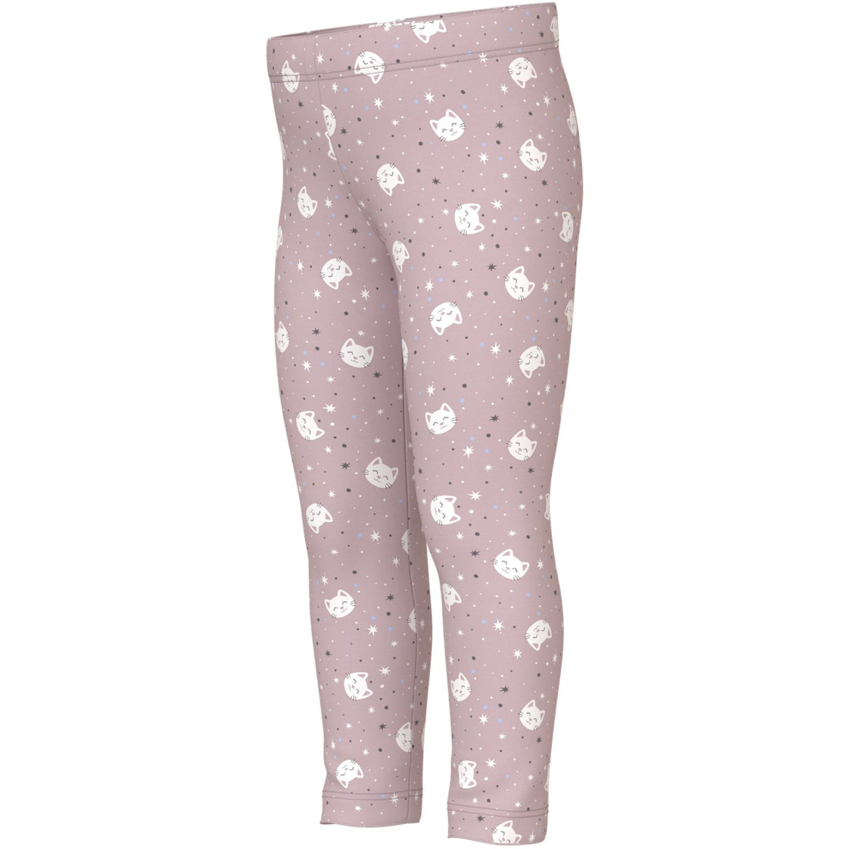 Name It Keepsake Lilac Yin Yang Cats Nmfdavina Aop Swe Leggings Bru