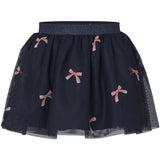 Name It Navy Blazer Christmas Bow Nmfveross Tulle Skirt