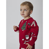 Name It Jester Red Nmmroka Ls Nreg Sweat Bru Box