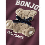 Name It Burgundy Nmfrear Ls Sweat Bru