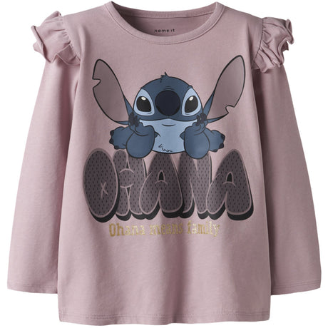 Name It Keepsake Lilac Nmfolga Stitch Ls Top Wdi