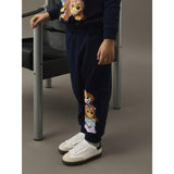 Name It Navy Blazer Nmfnaba Paw Nreg Swe Pants Bru Cplg