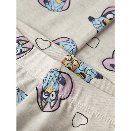 Name It Peyote Melange Nmfnessa Bluey Leggings Sky