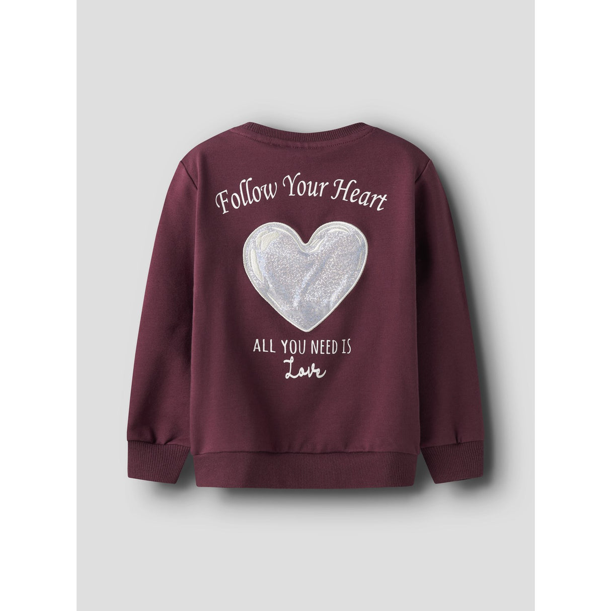 Name It Burgundy Nmfsakkina Ls Sweat Box Bru